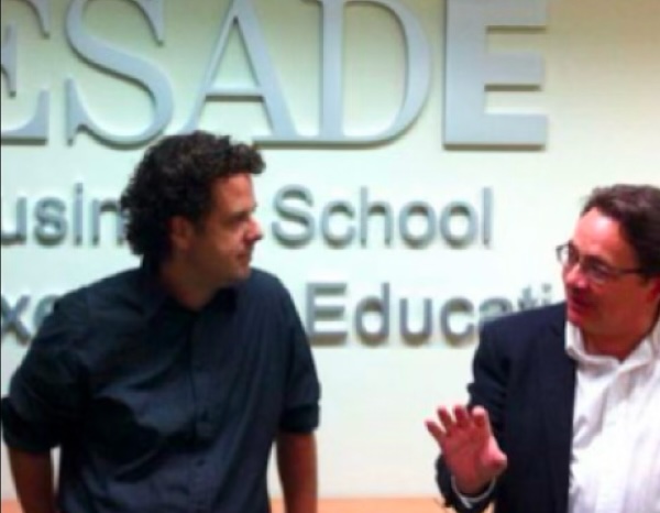 Christopher Grant mentoring at ESADE