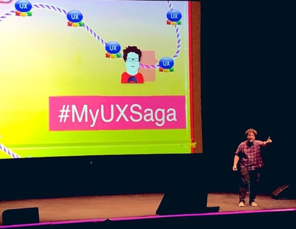 Christopher Grant speaking at Experience Fighters